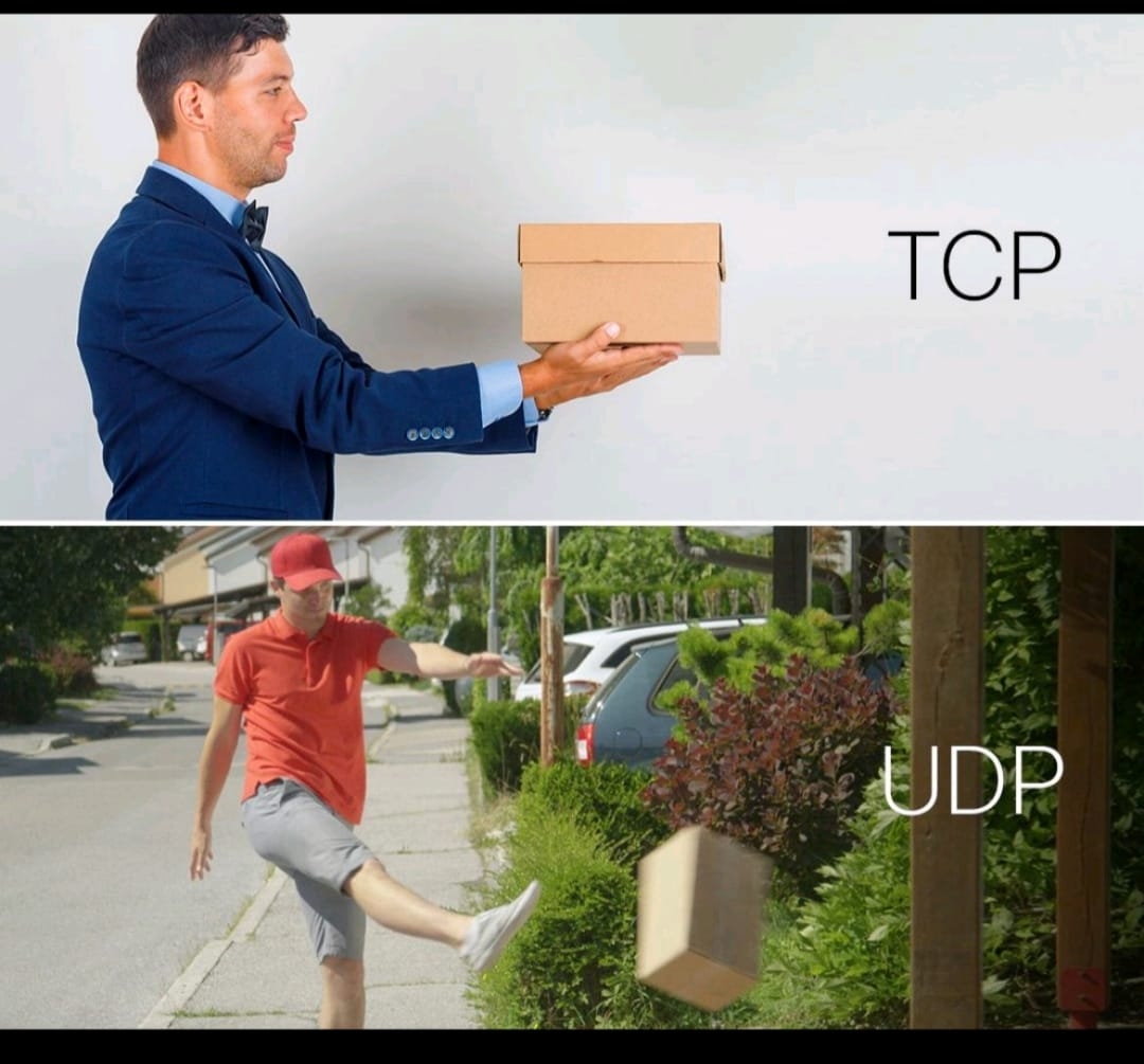 TCP ve UDP komik